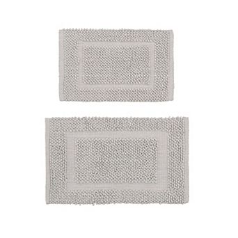 Jean Pierre New York Sophie Border Textured Cotton Bath Mat