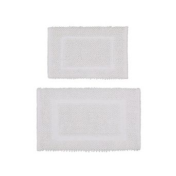 Jean Pierre New York Sophie Border Textured Cotton Bath Mat
