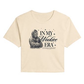 Juniors' Star Wars Chewbacca In My Wookiee Era Cropped Tee