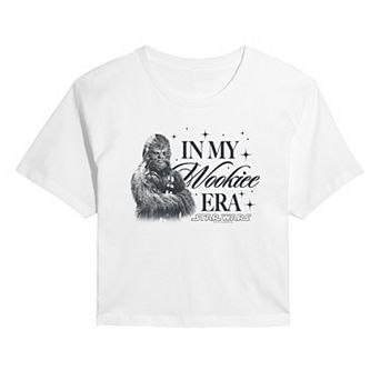 Juniors' Star Wars Chewbacca In My Wookiee Era Cropped Tee