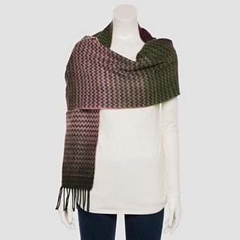 Softer Than Cashmere Zigzag Fringe Scarf