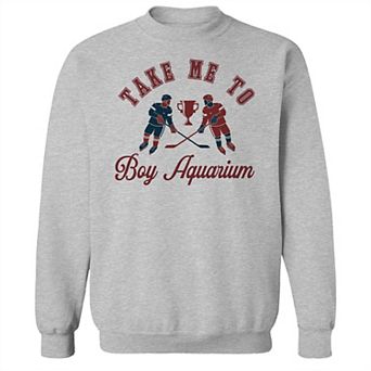Juniors' Grayson Threads The Label Take Me To Boy Aquarium Graphic Sweatshirt