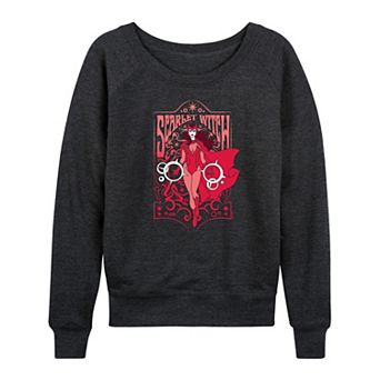Women's Marvel Scarlet Witch French Terry Long Sleeve Tee
