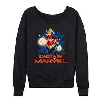 Women's Marvel Captain Marvel French Terry Long Sleeve Tee