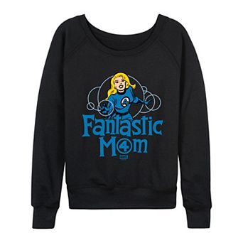 Women's Marvel The Fantastic Four Fantastic Mom French Terry Long Sleeve Tee