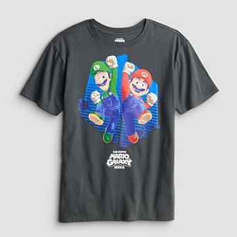 Boys 6-20 The Super Mario Galaxy Movie Mario & Luigi Graphic Tee
