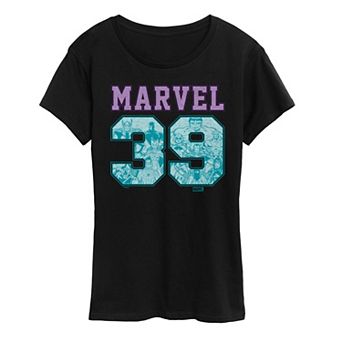 Women's Marvel Pastel Collegiate Graphic Tee