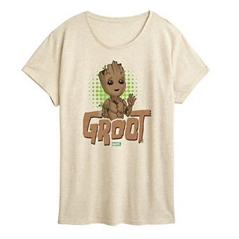 Women's Marvel Guardians Of The Galaxy Baby Groot Graphic Tee