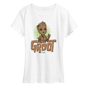 Women's Marvel Guardians Of The Galaxy Baby Groot Graphic Tee