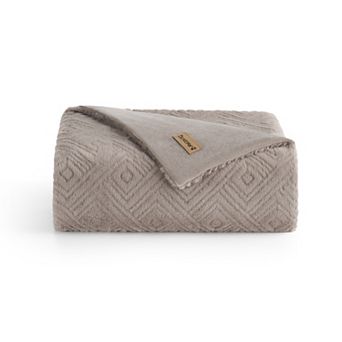 Bearpaw Park Faux Fur Throw Blanket