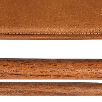 Hello Honey Solid Wood and Leather Dining Chair, Set of 2