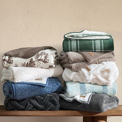 Bearpaw Sherpa Throw Blanket