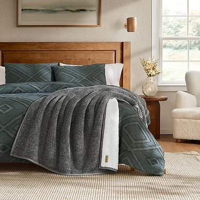 Bearpaw Sherpa Throw Blanket