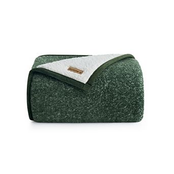 Bearpaw Willow Melange Sherpa Throw Blanket