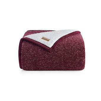 Bearpaw Willow Melange Sherpa Throw Blanket