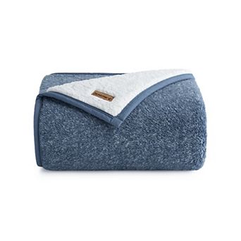 Bearpaw Willow Melange Sherpa Throw Blanket