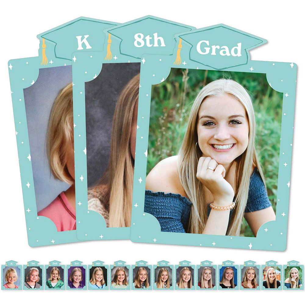 Mint Green Grad K-12 School Photo Display Frame, 8x10-inch Graduation ...