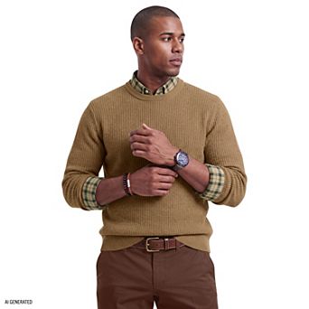 Men's IZOD Luxury Shaker Crewneck Sweater
