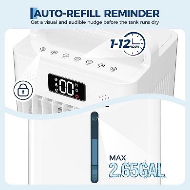 10L Portable Air Conditioners, Swamp Cooler Evaporative Air Cooler