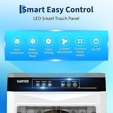 44L Portable Air Conditioners, Swamp Cooler Evaporative Air Cooler