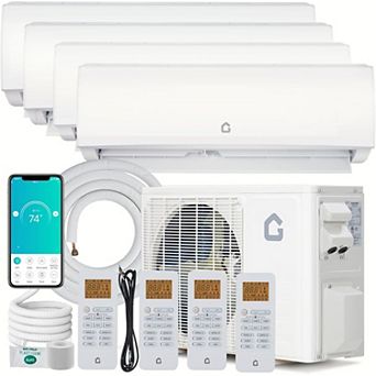 4 Zone Mini Split AC/Heating System 35000 BTU