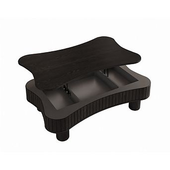 GOODSILO Lift Top Coffee Table with Silent Hydraulic Mechanism and Hidden Storage Compartments