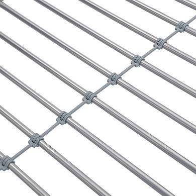 GOODSILO Metal Twin Over Twin Bunk Bed Frame with Sturdy Steel Construction