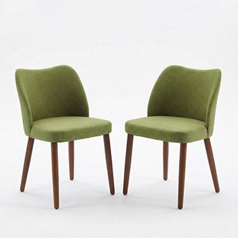 Modern Dining Chairs Set of 2, Upholstered Fabric Dining Chairs,for Dining Room Living Room Kitchen