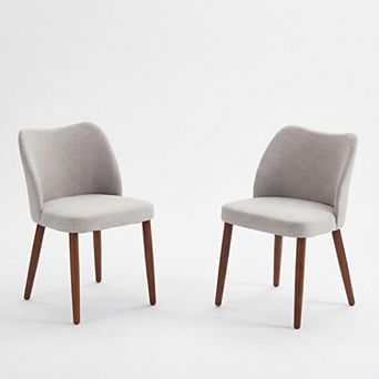 Modern Dining Chairs Set of 2, Upholstered Fabric Dining Chairs,for Dining Room Living Room Kitchen