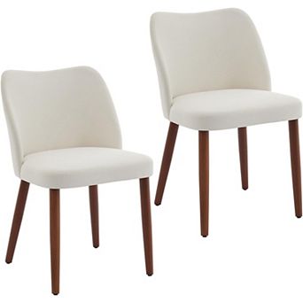 Modern Dining Chairs Set of 2, Upholstered Fabric Dining Chairs,for Dining Room Living Room Kitchen