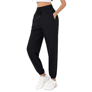 Women's Wide-Leg Joggers with Cuffed Ankle