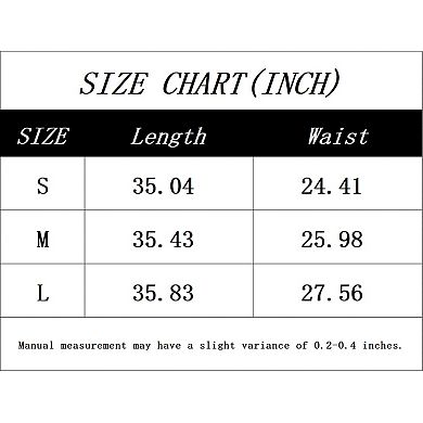 Women's Skirt Elastic Waist with Tie Belt Flowy Skirt