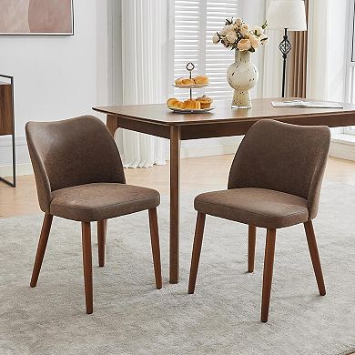 Modern Dining Chairs Set of 2, Upholstered Fabric Dining Chairs,for Dining Room Living Room Kitchen