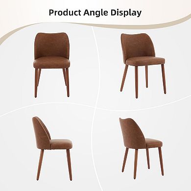 Modern Dining Chairs Set of 2, Upholstered Fabric Dining Chairs,for Dining Room Living Room Kitchen