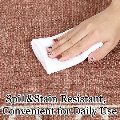 Modern Minimalist Lines Low-Pile Indoor Dirt-Resistant Carpet