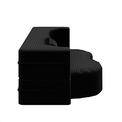 Modern Corduroy Convertible Floor Sofa, Full-Size Folding Sleeper Mattress with 2 Pillows