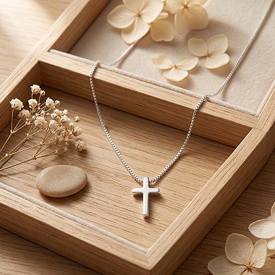 14K Silver Plated Waterproof Cross Choker Necklace