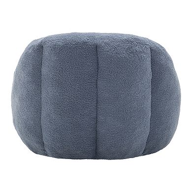 Tufted Memory Foam Bean Bag Chair - Soft Fluffy Lazy Sofa for Dorm & Living Room