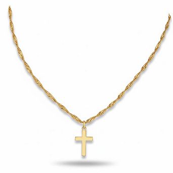 14K Gold Dainty Pearl Drop Pendant Necklace