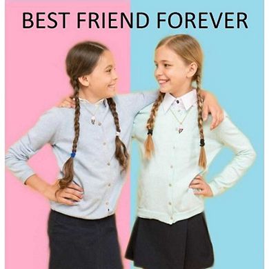 Matching Heart Pendant Magnetic BFF Necklace