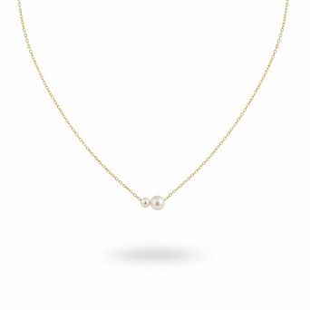 Silver Daisy Pearl Choker Flower Necklace Gift