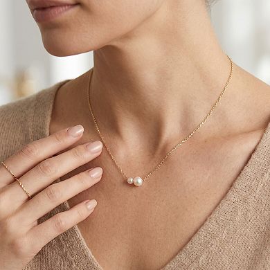 Silver Daisy Pearl Choker Flower Necklace Gift