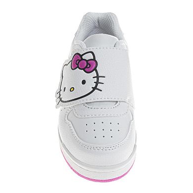 Sanrio Hello Kitty Girls' Hook & Loop Casual Comfortable Sneakers (Toddler / Little Kid)