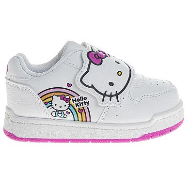 Sanrio Hello Kitty Girls' Hook & Loop Casual Comfortable Sneakers (Toddler / Little Kid)
