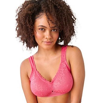 Comfort Choice Women's Plus Size Full Coverage Sling Double Band Lace Bra