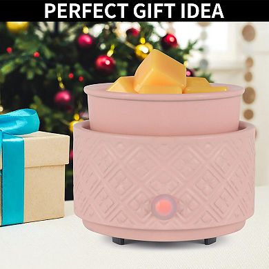 Elegant Ceramic Wax Melt Warmer for Scented Candles and Fragrance Oils - Modern Home Decor