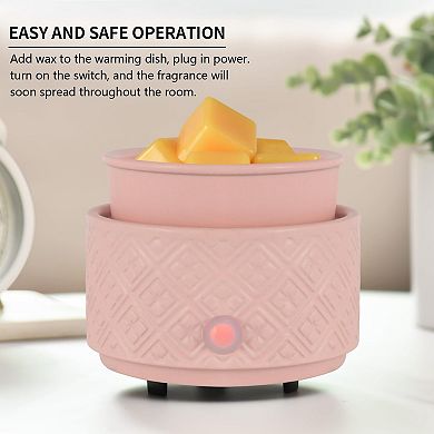 Elegant Ceramic Wax Melt Warmer for Scented Candles and Fragrance Oils - Modern Home Decor