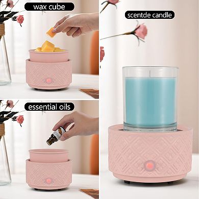 Elegant Ceramic Wax Melt Warmer for Scented Candles and Fragrance Oils - Modern Home Decor