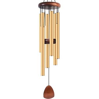 37" Aluminum Wind Chimes: Perfect for Outdoor Zen Garden, Patio, or Home Decor. Adjustable Tone