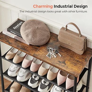 9-to-12-Pair Industrial Shoe Organizer